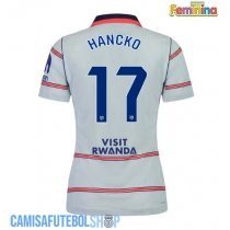 Camisa de time de futebol Atletico Madrid David Hancko #17 Replicas 3º Equipamento Feminina 2026-27 Manga Curta